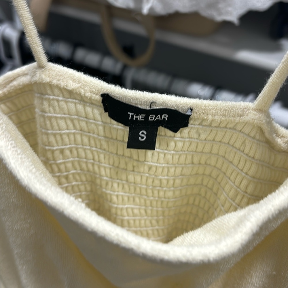 The Bar terrycloth swim coverup